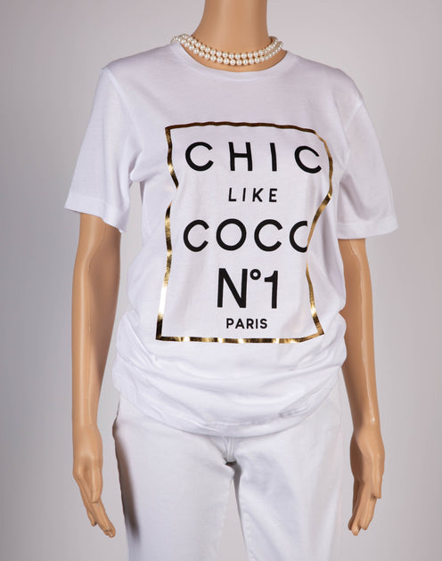 Chic Like Coco Graphic Unisex T Shirt Multiple Sizes The Photo