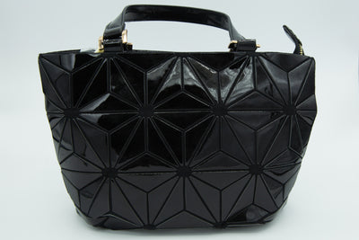 Isabelle Small Black Daisy Style Print Bag