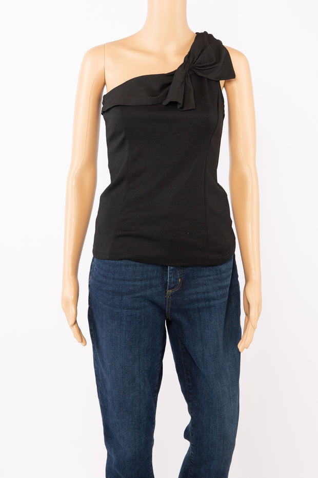 The Limited Black One Shoulder Top Size XS