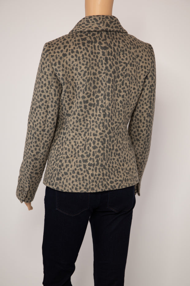 Loft Cheetah Print Blazer Size 0