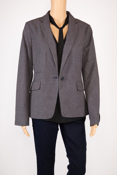 Banana Republic Gray/Black Blazer Size 6