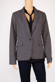 Banana Republic Gray/Black Blazer Size 6