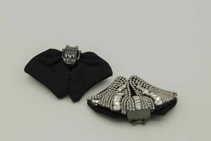 White House Black Market Jeweled Bow Jewelry Clips