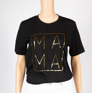 Gold Foil Mama Graphic Premium Unisex T-Shirt