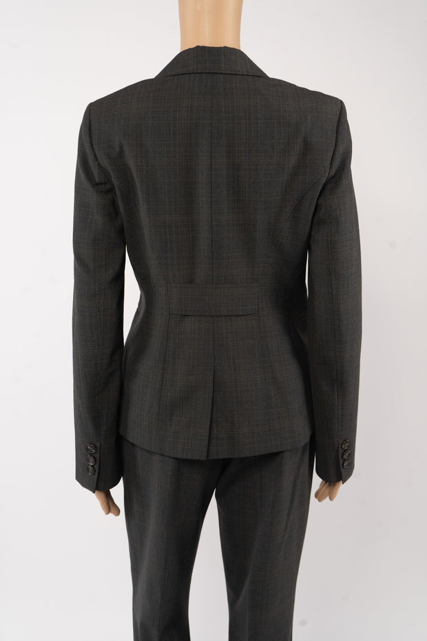 The Limited Charcoal Gray Travel Pant Suit Size 4