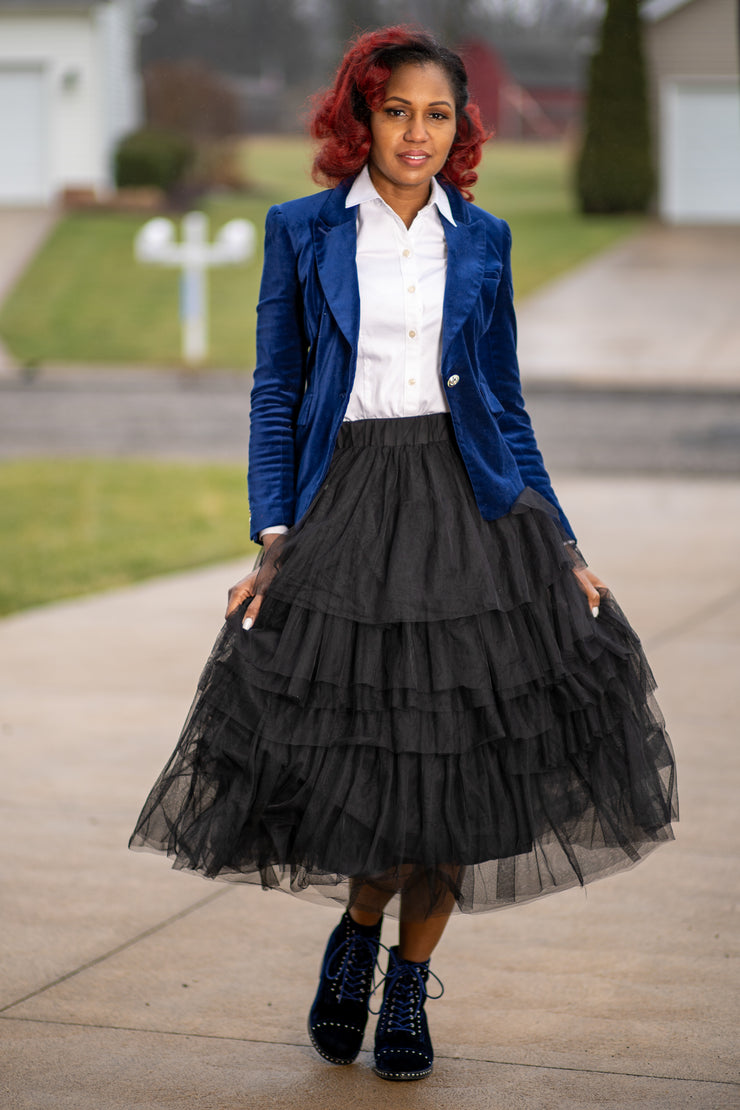 Chicwish Black Love Me More Layered Tulle Skirt Size XS-S – The Photo  Fashionista