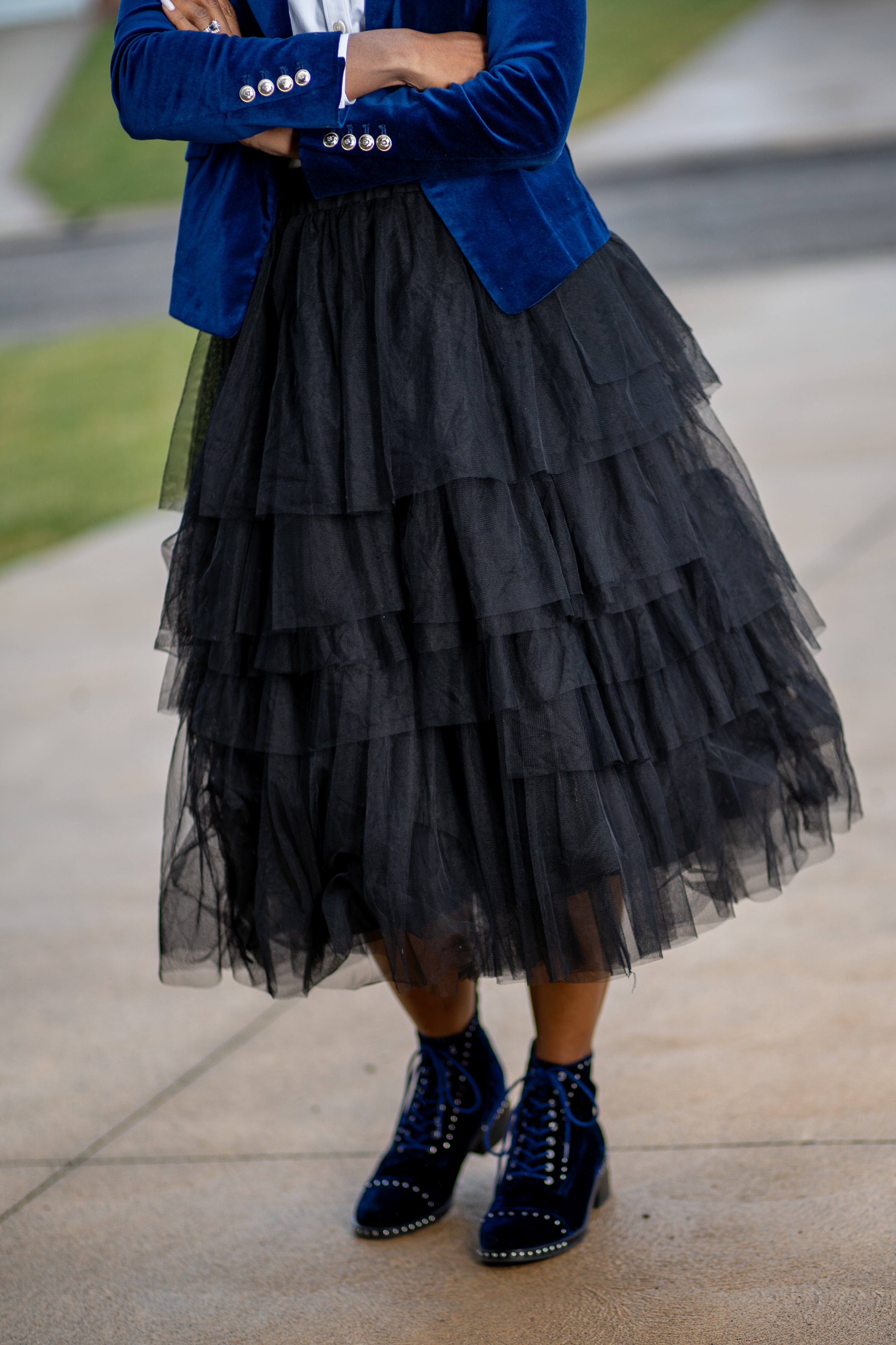 【早い者勝ち】big volume tulle skirt. bibiy Women's Layered Tulle Long Skirt High Waist Maxi Skirt High