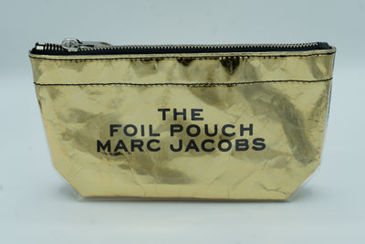 Marc Jacobs Gold Large Foil Pouch