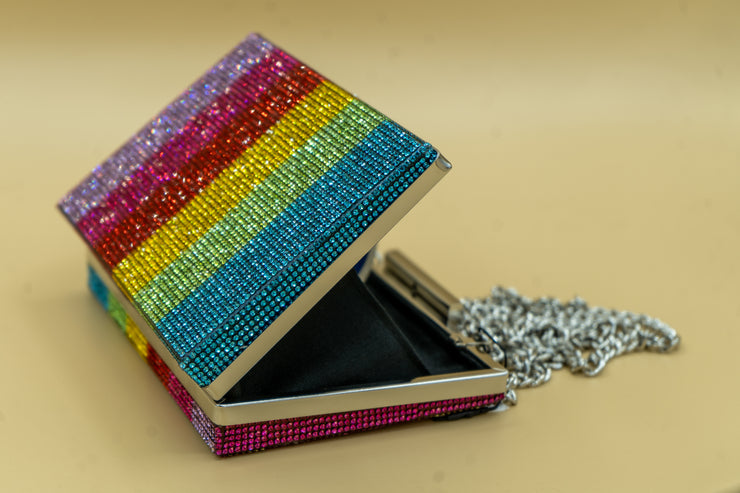 Zara Multi Rainbow Clutch