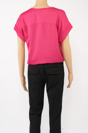 BCBGMAXAZRIA Pink Tana Top Size XXS