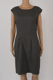 H&M Gray Sleeveless Pencil Dress Size 12