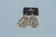 Chico's Womens Light Pink Marcela Chandelier Earrings