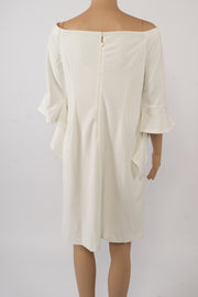 Thalia Sodi Cream Off-The-Shoulder Dress Size S