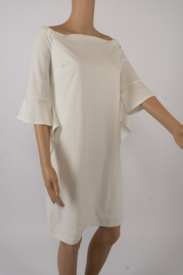 Thalia Sodi Cream Off-The-Shoulder Dress Size S