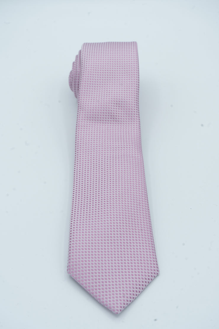 Express Narrow Pink Dot Tie